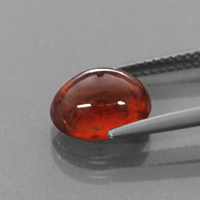 Spessartite Garnet Gemstone in 10 x 8 mm (calibrated) Size for Sale, Spessartite Garnet Stone in Mandarin Orange Color