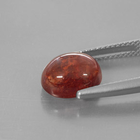 Spessartite Garnet Gemstone in 10 x 8 mm (calibrated) Size for Sale, Spessartite Garnet Stone in Mandarin Orange Color