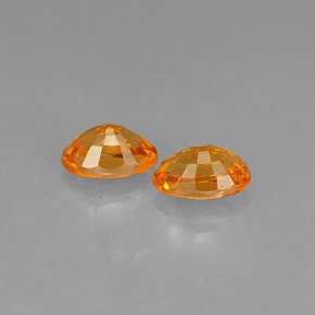 Spessartite Garnet Gemstone in 6 x 4.2 mm Size for Sale, Spessartite Garnet Stone in Orange Color
