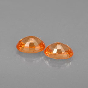 Spessartite Garnet Gemstone in 6 x 4.2 mm Size for Sale, Spessartite Garnet Stone in Orange Color