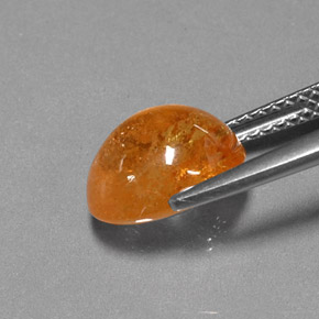 Spessartite Garnet Gemstone in 10 x 8 mm (calibrated) Size for Sale, Spessartite Garnet Stone in Orange Color