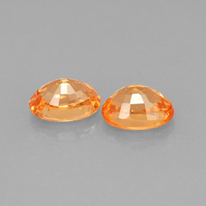 Spessartite Garnet Gemstone in 6 x 4 mm (calibrated) Size for Sale, Spessartite Garnet Stone in Orange Color
