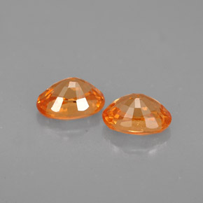 Spessartite Garnet Gemstone in 6 x 4 mm (calibrated) Size for Sale, Spessartite Garnet Stone in Orange Color