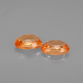 Spessartite Garnet Gemstone in 6 x 4 mm (calibrated) Size for Sale, Spessartite Garnet Stone in Mandarin Orange Color
