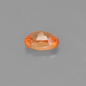 Spessartite Garnet Gemstone in 6.1 x 4.2 mm Size for Sale, Spessartite Garnet Stone in Mandarin Orange Color