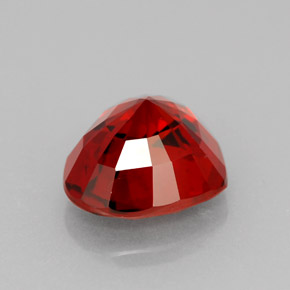 Spessartite Garnet Gemstone in 9 x 7.9 mm Size for Sale, Spessartite Garnet Stone in Reddish Orange Color