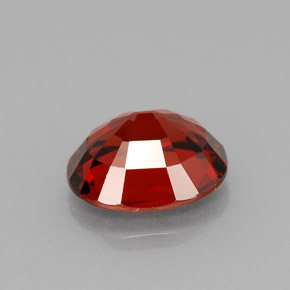 Spessartite Garnet Gemstone in 9 x 7.6 mm Size for Sale, Spessartite Garnet Stone in Reddish Orange Color