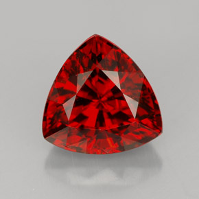 4.48 ct Orange Spessartite Garnet Gemstone, Spessartite Garnet Gem in Trillion Facet Shape for Sale.