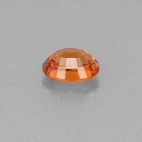 Spessartite Garnet Gemstone in 5.6 x 4.5 mm Size for Sale, Spessartite Garnet Stone in Mandarin Orange Color