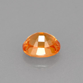Spessartite Garnet Gemstone in 5.9 x 4.7 mm Size for Sale, Spessartite Garnet Stone in Orange Color
