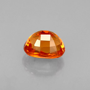 Spessartite Garnet Gemstone in 5.4 x 4 mm Size for Sale, Spessartite Garnet Stone in Mandarin Orange Color
