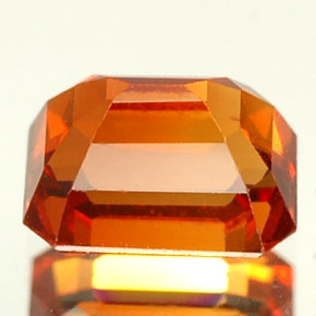 Spessartite Garnet Gemstone in 5.5 x 4 mm Size for Sale, Spessartite Garnet Stone in Mandarin Orange Color