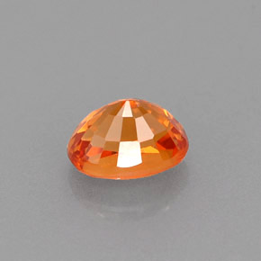 Spessartite Garnet Gemstone in 5.6 x 4.3 mm Size for Sale, Spessartite Garnet Stone in Mandarin Orange Color