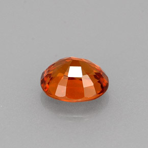 Spessartite Garnet Gemstone in 5.8 x 5 mm Size for Sale, Spessartite Garnet Stone in Mandarin Orange Color