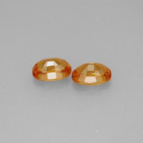Spessartite Garnet Gemstone in 6 x 4 mm (calibrated) Size for Sale, Spessartite Garnet Stone in Orange Color