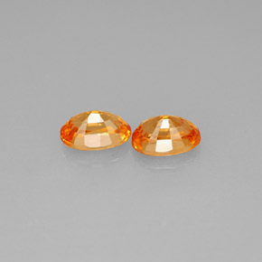 Spessartite Garnet Gemstone in 5.7 x 3.9 mm Size for Sale, Spessartite Garnet Stone in Orange Color