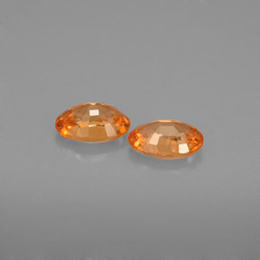 Spessartite Garnet Gemstone in 6.1 x 4.2 mm Size for Sale, Spessartite Garnet Stone in Orange Color