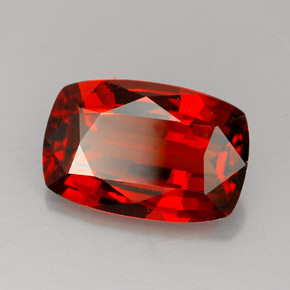 6.30 ct Orange Spessartite Garnet Stone, Natural Spessartite Garnet in Cushion-Cut Shape for Sale