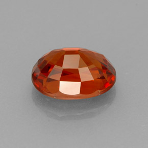 Spessartite Garnet Gemstone in 7 x 5.2 mm Size for Sale, Spessartite Garnet Stone in Mandarin Orange Color