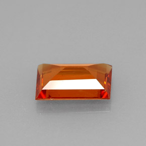 Spessartite Garnet Gemstone in 7.7 x 5.5 mm Size for Sale, Spessartite Garnet Stone in Mandarin Orange Color
