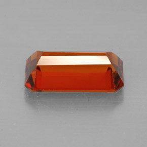 Spessartite Garnet Gemstone in 11.4 x 6.3 mm Size for Sale, Spessartite Garnet Stone in Reddish Orange Color