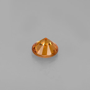 Spessartite Garnet Gemstone in 4.2 mm Size for Sale, Spessartite Garnet Stone in Mandarin Orange Color