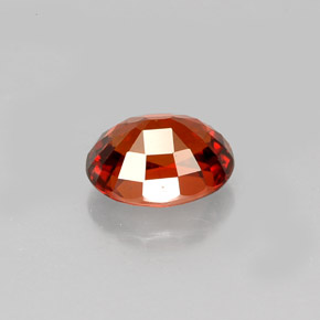 Spessartite Garnet Gemstone in 6.6 x 5.1 mm Size for Sale, Spessartite Garnet Stone in Mandarin Orange Color