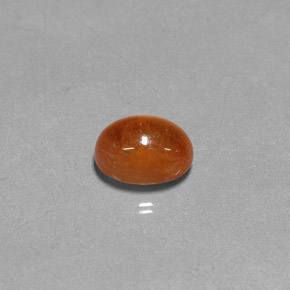 2.37 ct Orange Spessartite Garnet Stone, Natural Spessartite Garnet in Oval Cabochon Shape for Sale