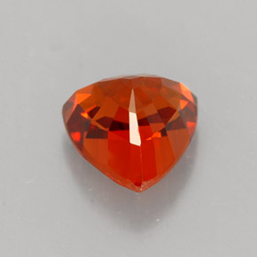 Spessartite Garnet Gemstone in 6.5 x 6.3 mm Size for Sale, Spessartite Garnet Stone in Reddish Orange Color