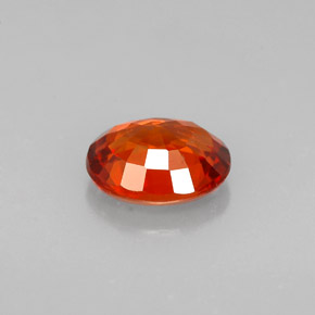 Spessartite Garnet Gemstone in 7.2 x 5.8 mm Size for Sale, Spessartite Garnet Stone in Mandarin Orange Color