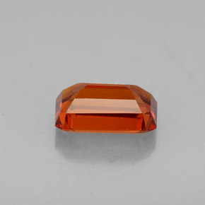 Spessartite Garnet Gemstone in 7 x 4.6 mm Size for Sale, Spessartite Garnet Stone in Mandarin Orange Color