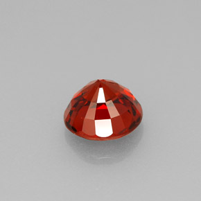 Spessartite Garnet Gemstone in 6.5 mm (calibrated) Size for Sale, Spessartite Garnet Stone in Mandarin Orange Color