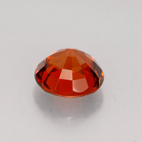 Spessartite Garnet Gemstone in 6.5 mm (calibrated) Size for Sale, Spessartite Garnet Stone in Reddish Orange Color