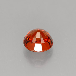 Spessartite Garnet Gemstone in 5.6 mm Size for Sale, Spessartite Garnet Stone in Orange Color