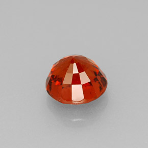 Spessartite Garnet Gemstone in 6 mm (calibrated) Size for Sale, Spessartite Garnet Stone in Reddish Orange Color