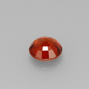 Spessartite Garnet Gemstone in 5.5 mm Size for Sale, Spessartite Garnet Stone in Mandarin Orange Color