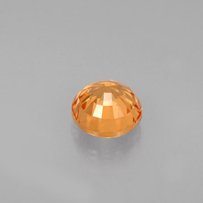 Spessartite Garnet Gemstone in 5 mm (calibrated) Size for Sale, Spessartite Garnet Stone in Mandarin Orange Color