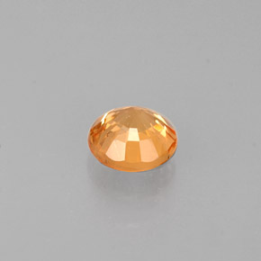 Spessartite Garnet Gemstone in 4.7 mm Size for Sale, Spessartite Garnet Stone in Mandarin Orange Color