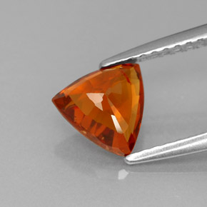 Spessartite Garnet Gemstone in 7 x 7 mm (calibrated) Size for Sale, Spessartite Garnet Stone in Mandarin Orange Color