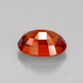Spessartite Garnet Gemstone in 8.1 x 5.7 mm Size for Sale, Spessartite Garnet Stone in Reddish Orange Color