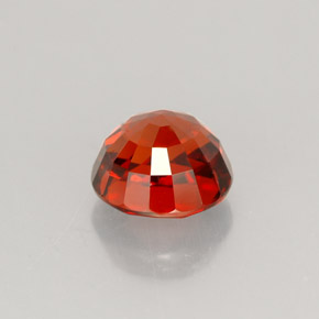 Spessartite Garnet Gemstone in 6 mm (calibrated) Size for Sale, Spessartite Garnet Stone in Reddish Orange Color
