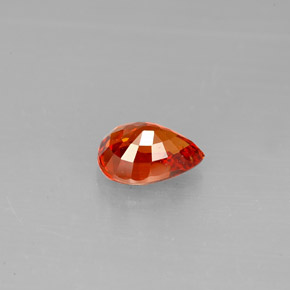 Spessartite Garnet Gemstone in 7.7 x 5.5 mm Size for Sale, Spessartite Garnet Stone in Mandarin Orange Color