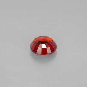 Spessartite Garnet Gemstone in 6.5 mm (calibrated) Size for Sale, Spessartite Garnet Stone in Red Orange Color