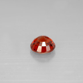 Spessartite Garnet Gemstone in 6 mm (calibrated) Size for Sale, Spessartite Garnet Stone in Red Orange Color