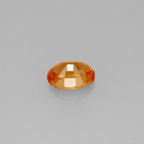 Spessartite Garnet Gemstone in 5.6 x 4 mm Size for Sale, Spessartite Garnet Stone in Mandarin Orange Color