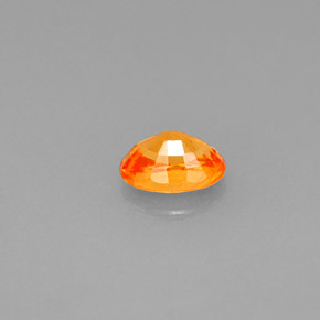 Spessartite Garnet Gemstone in 5.8 x 4 mm Size for Sale, Spessartite Garnet Stone in Mandarin Orange Color