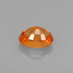 Spessartite Garnet Gemstone in 5.8 x 4.3 mm Size for Sale, Spessartite Garnet Stone in Mandarin Orange Color