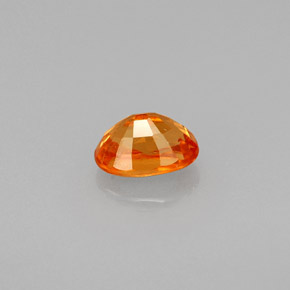 Spessartite Garnet Gemstone in 5.9 x 4.2 mm Size for Sale, Spessartite Garnet Stone in Mandarin Orange Color