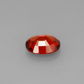 Spessartite Garnet Gemstone in 7.2 x 5.9 mm Size for Sale, Spessartite Garnet Stone in Reddish Orange Color