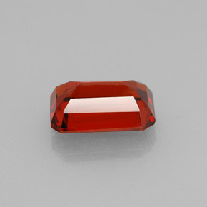 Spessartite Garnet Gemstone in 7.6 x 5.2 mm Size for Sale, Spessartite Garnet Stone in Reddish Orange Color